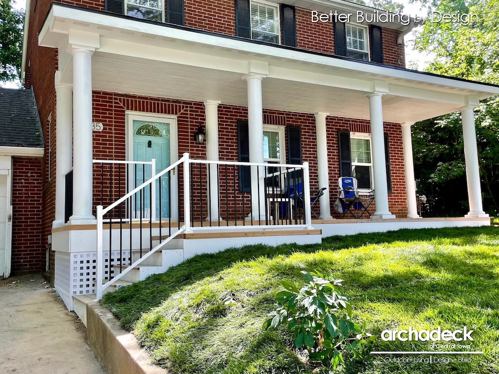 front porch builder central iowa